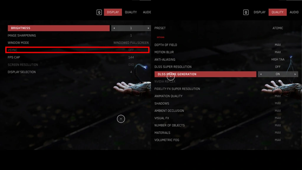 How to Enable VSync in Atomic Heart