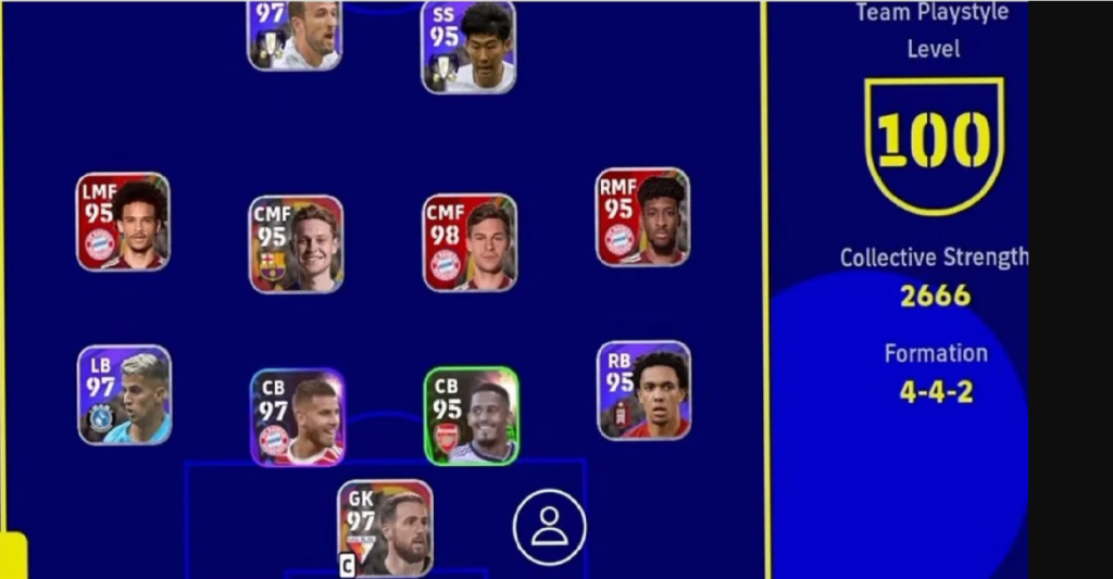 Best Formation in eFootball 2024 Mobile