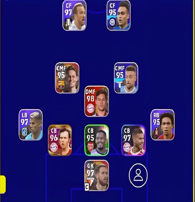 5 best formation in eFootball 2024 Mobile